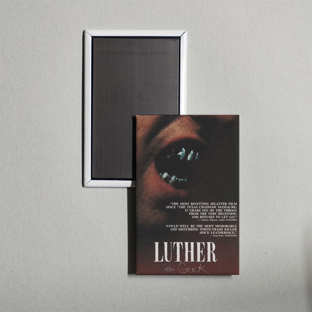 Luther the Geek Mini Movie Fridge Magnet