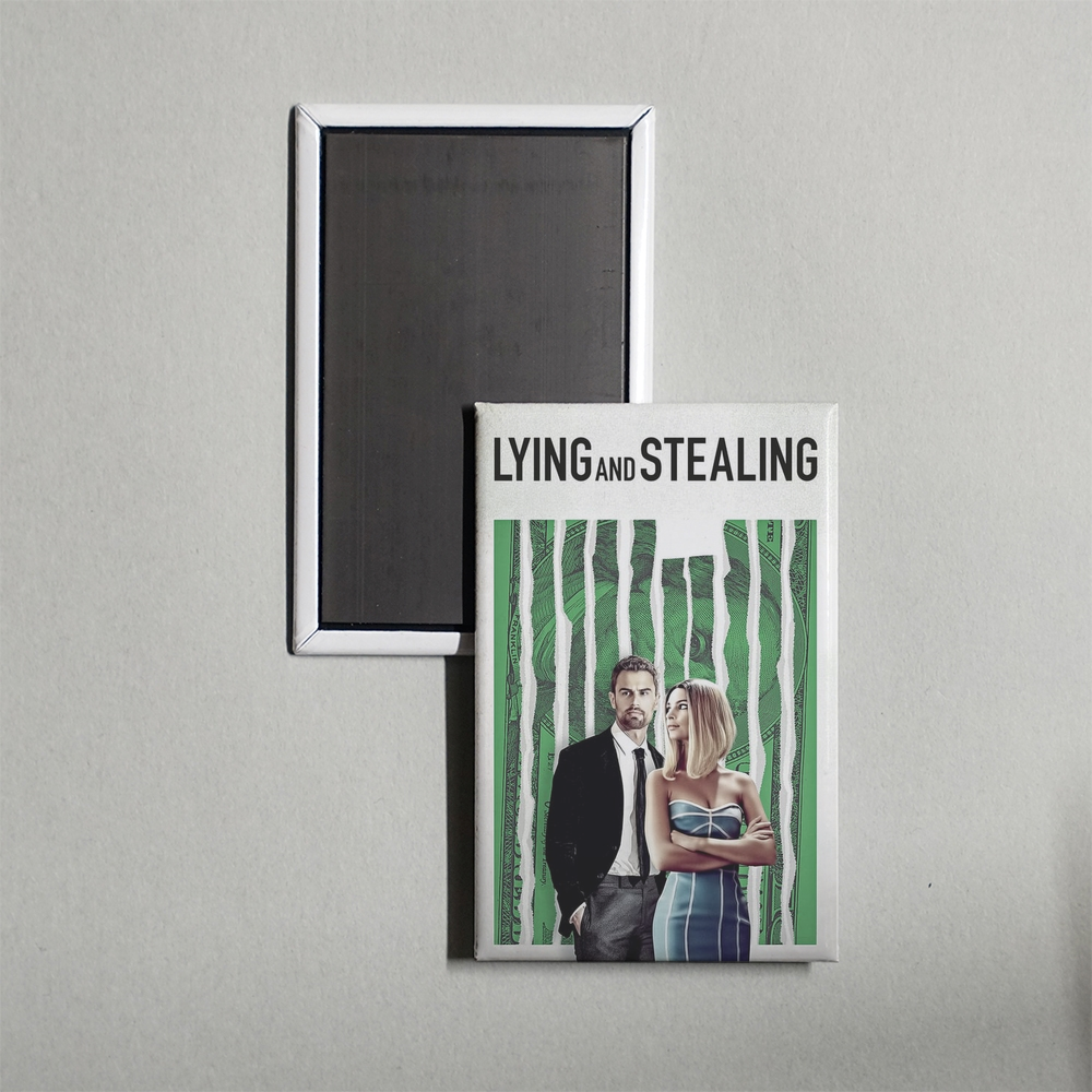 Lying and Stealing Mini Movie Fridge Magnet