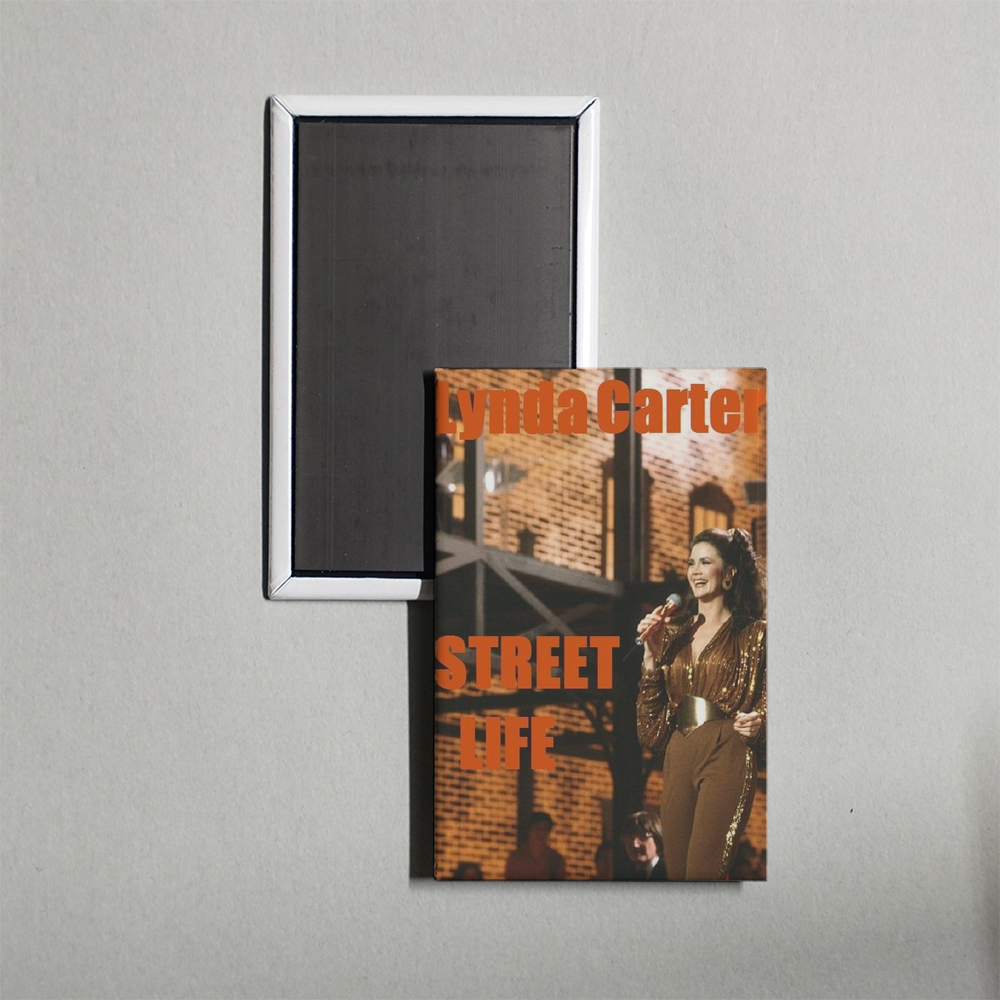 Lynda Carter Street Life Mini Movie Fridge Magnet