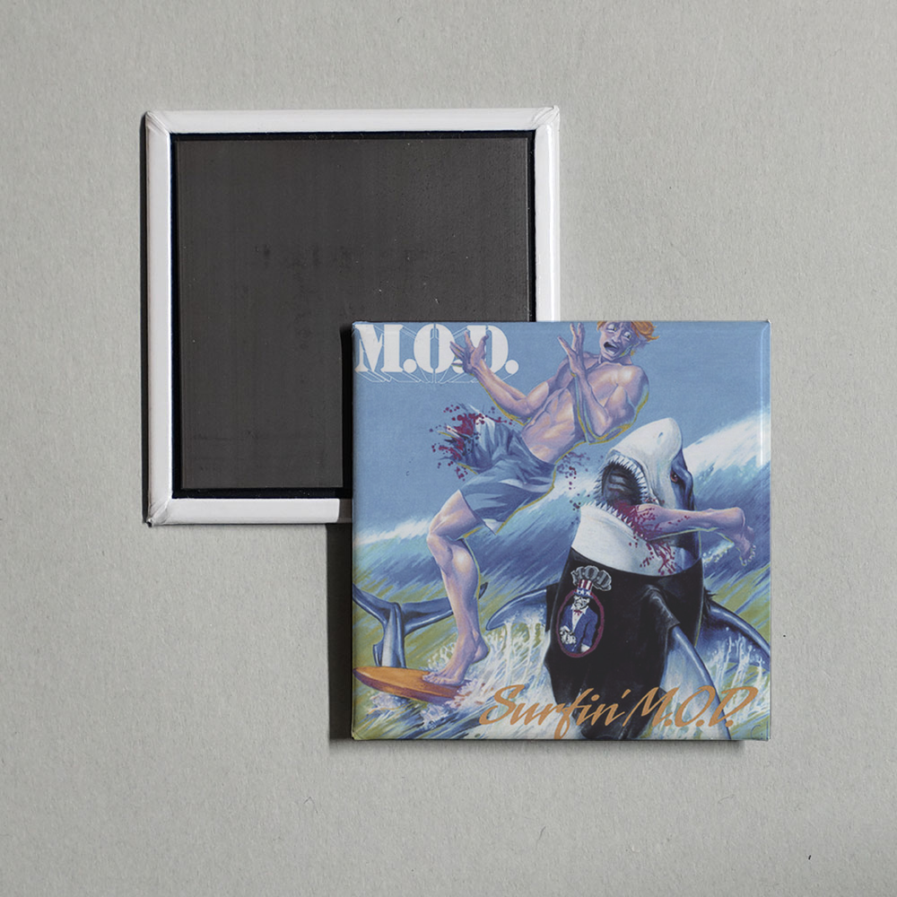 M.O.D. - Surfin' M.O.D. Album Cover Fridge Magnet