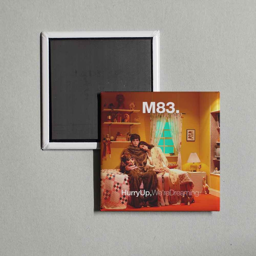 M83 - Hurry Up, We're Dreaming Album Cover Fridge Magnet