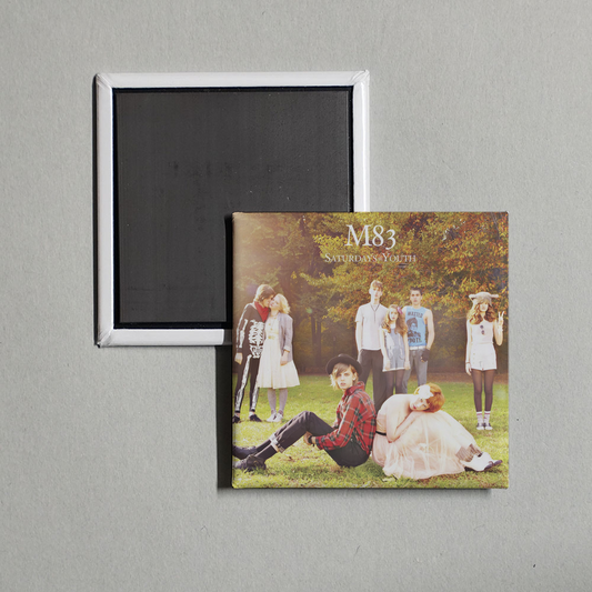 M83 - Saturdays = Youth Album Cover Fridge Magnet