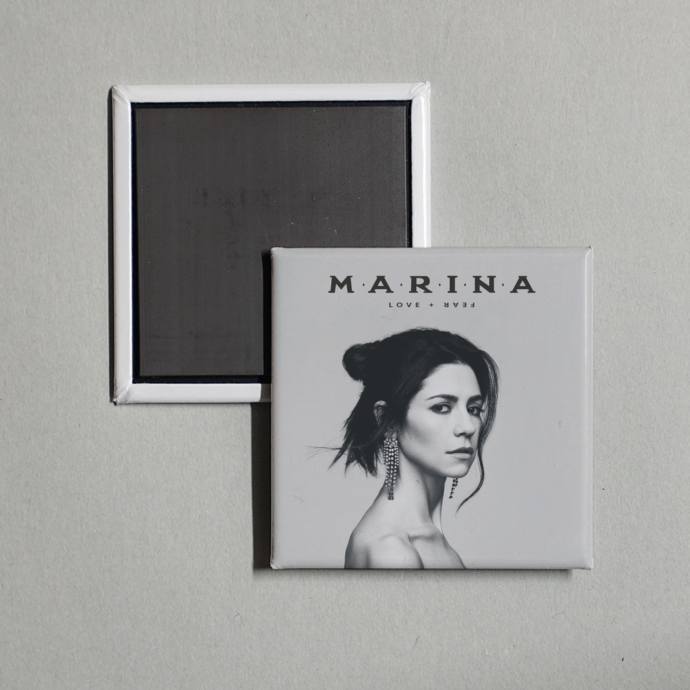 MARINA - Love + Fear Album Cover Fridge Magnet