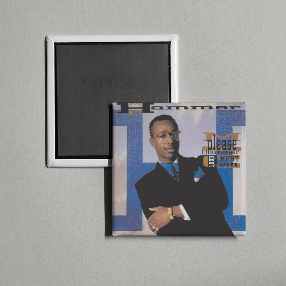 MC Hammer - Please Hammer Don't Hurt 'Em Album Cover Fridge Magnet