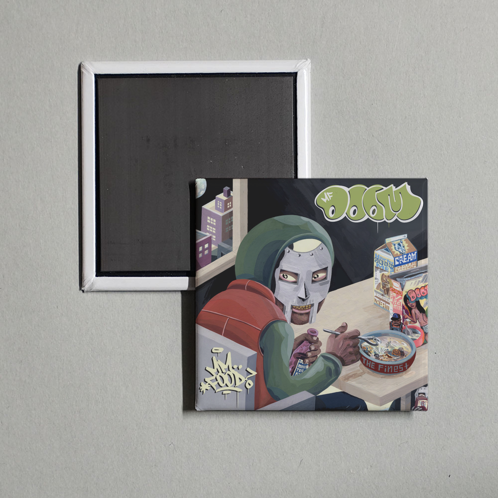 MF DOOM - MM..FOOD Album Cover Fridge Magnet