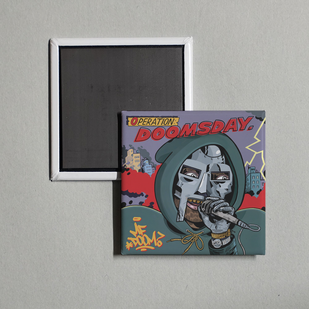MF DOOM - Operation Doomsday (Complete) Album Cover Fridge Magnet