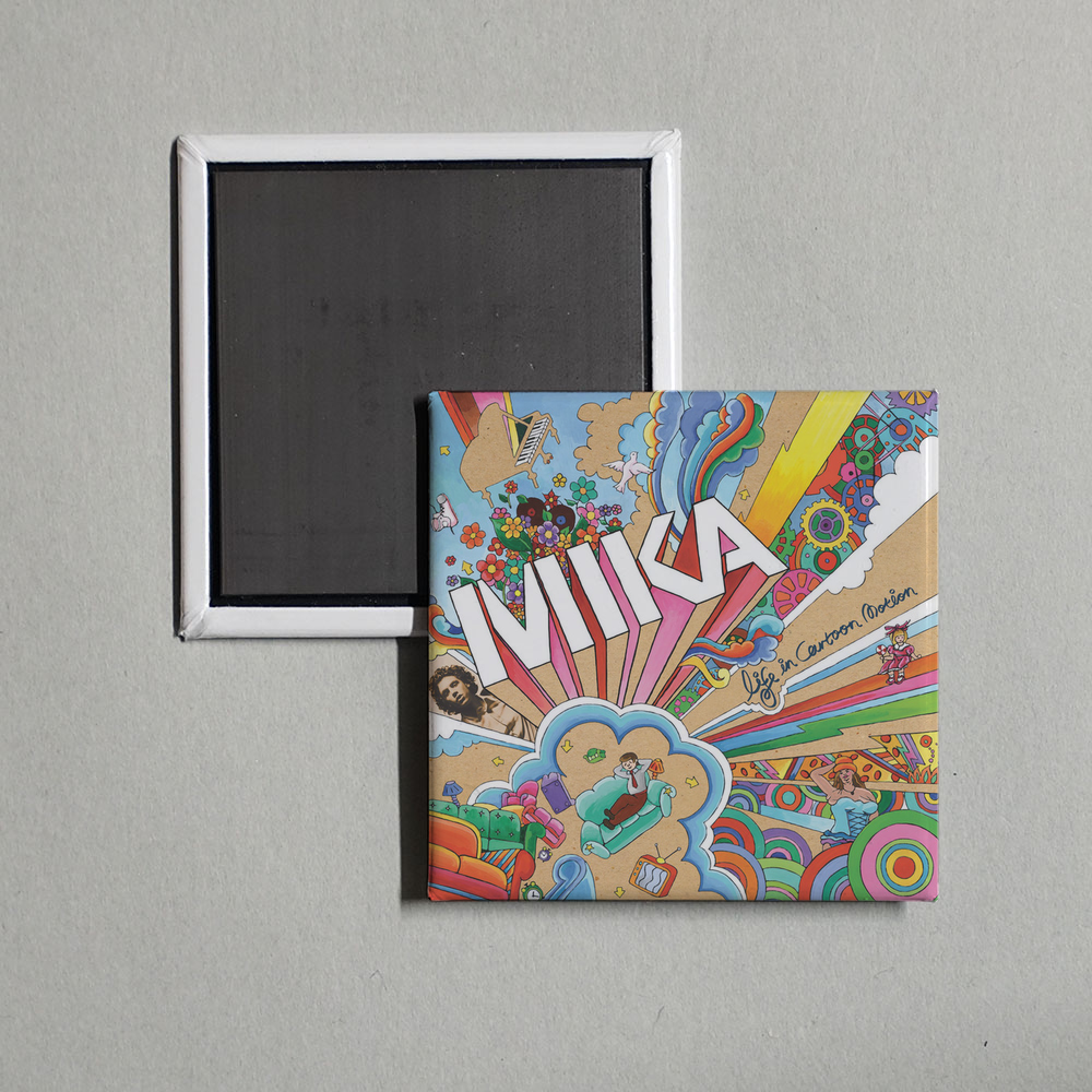 MIKA - Life in Cartoon Motion Album Cover Fridge Magnet