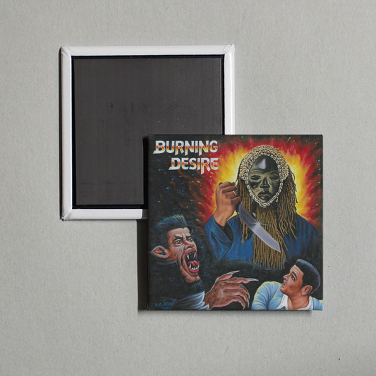 MIKE - Burning Desire Album Cover Fridge Magnet