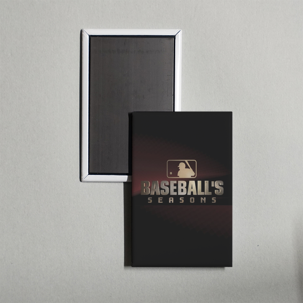 MLB Baseball's Seasons TV Show Fridge Magnet