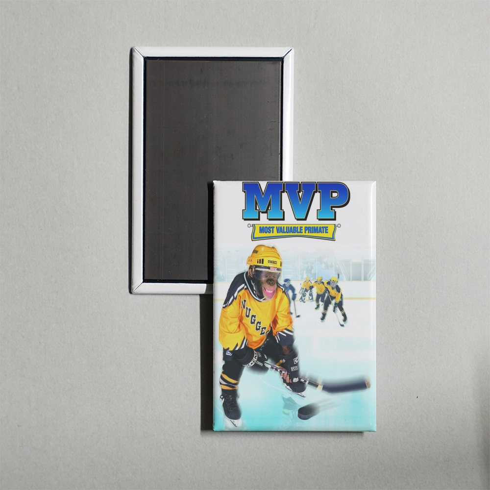MVP Most Valuable Primate Mini Movie Fridge Magnet