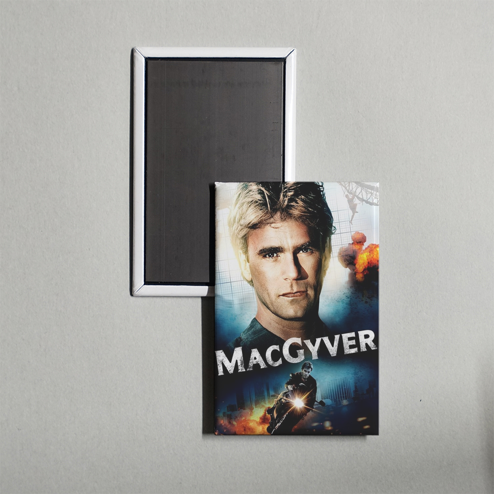MacGyver TV Show Fridge Magnet