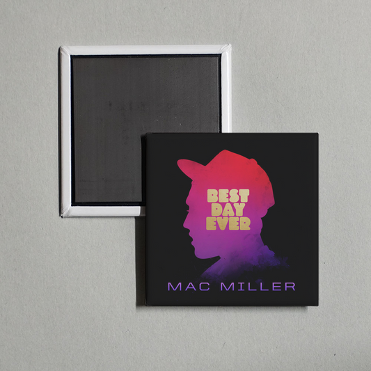 Mac Miller - Best Day Ever (5th Anniversary Remastered Edition) Album Cover Fridge Magnet
