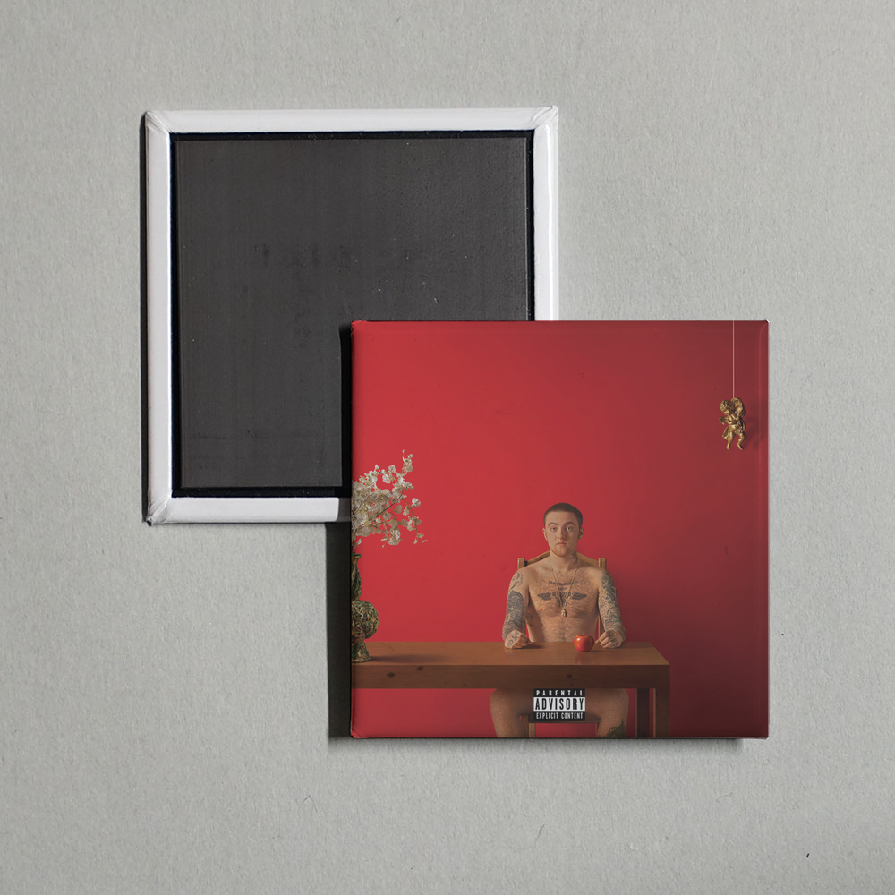 Mac Miller - Watching Movies with the Sound Off Album Cover Fridge Magnet