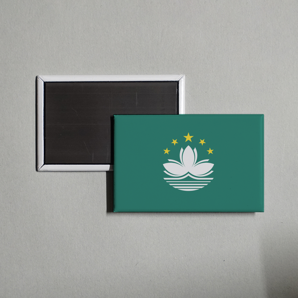 Macau Flag Fridge Magnet