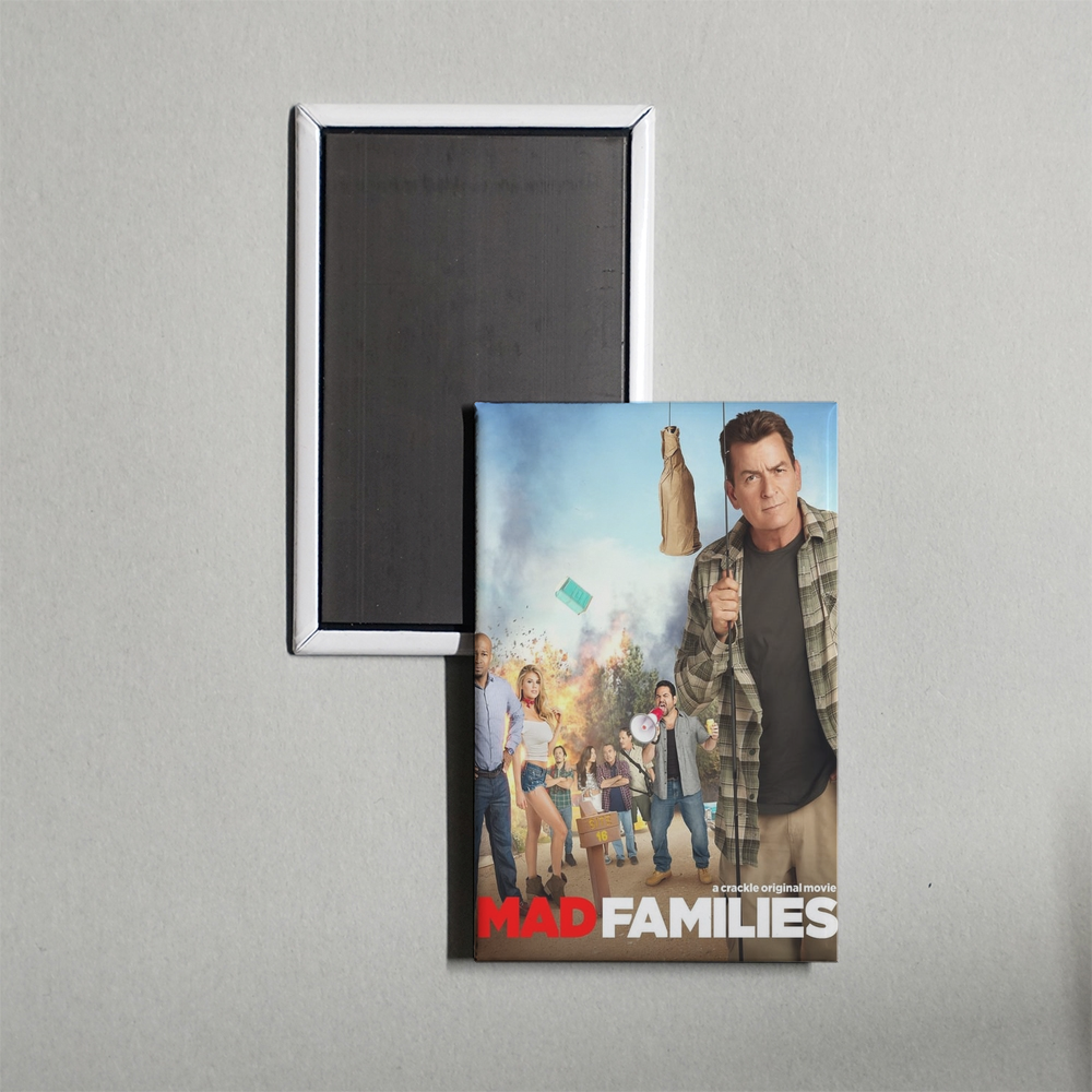 Mad Families Mini Movie Fridge Magnet