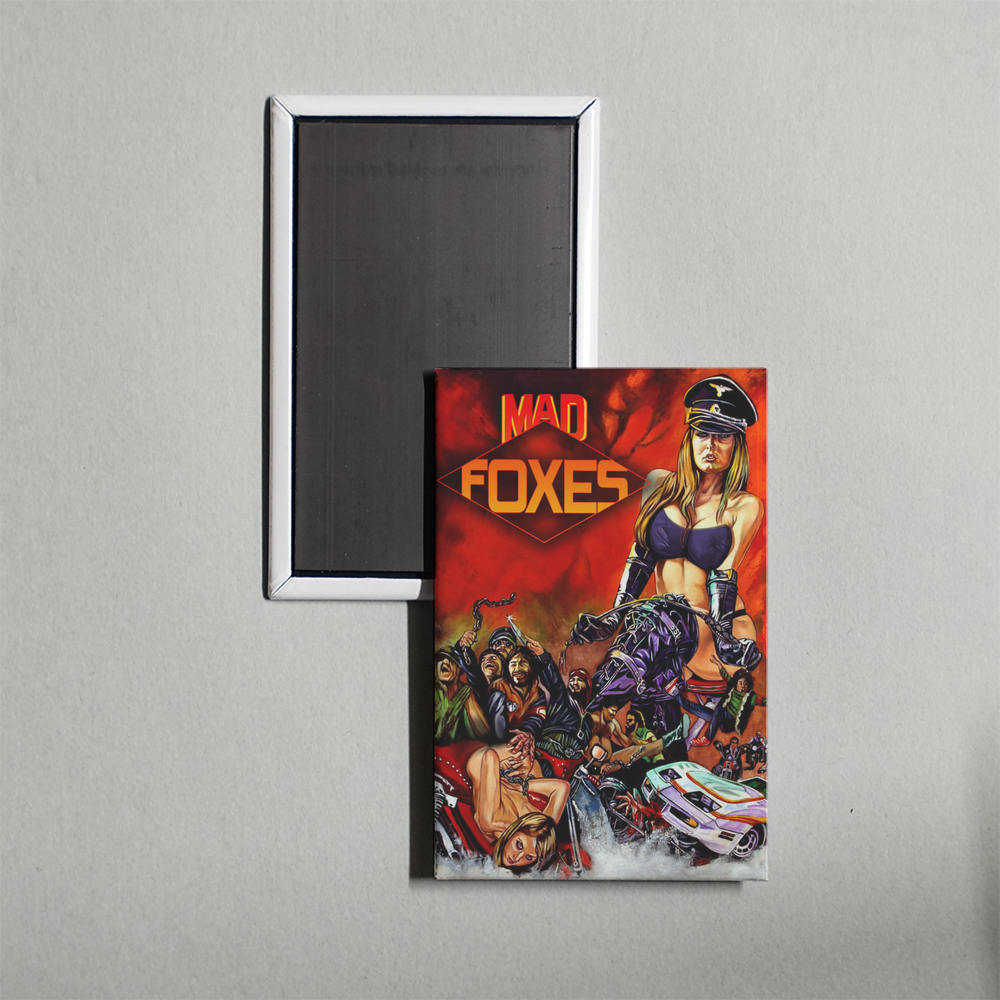 Mad Foxes Mini Movie Fridge Magnet