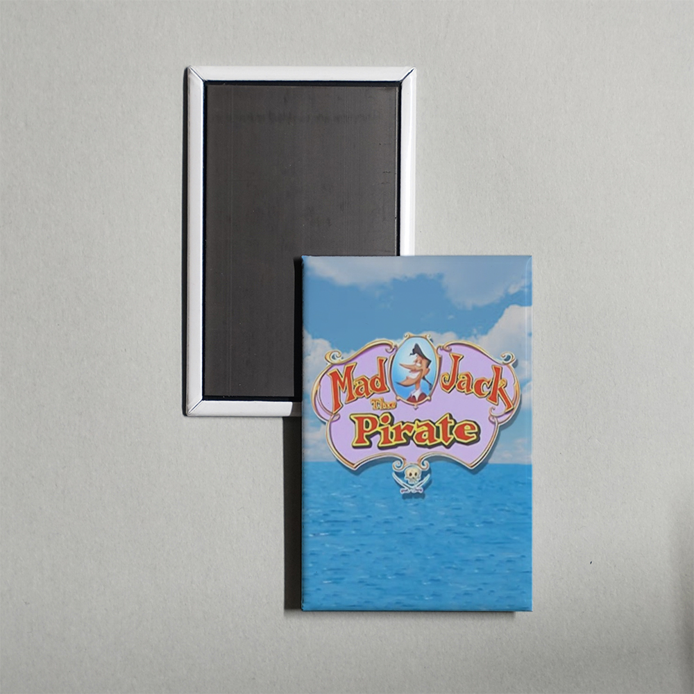Mad Jack the Pirate TV Show Fridge Magnet