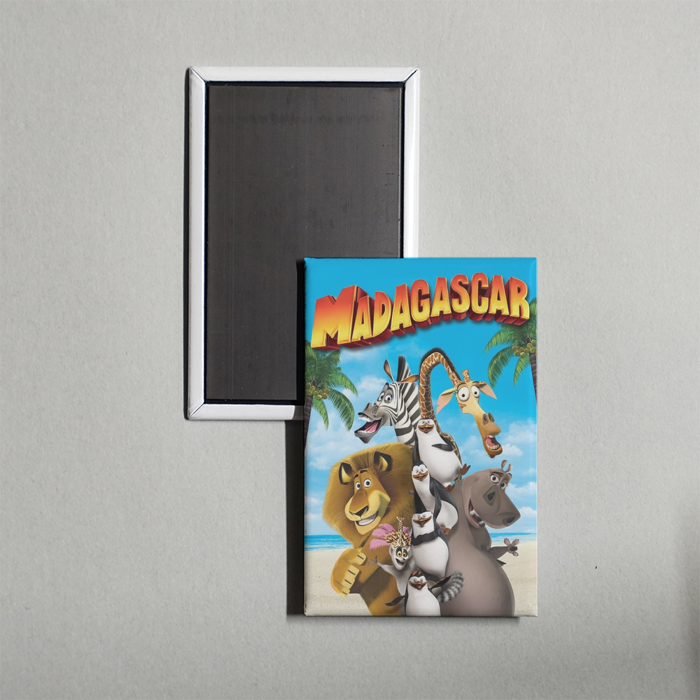 Madagascar Mini Movie Fridge Magnet