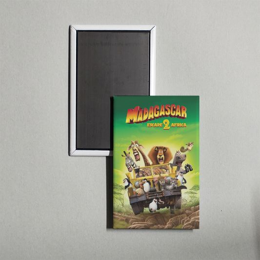 Madagascar Escape 2 Africa Mini Movie Fridge Magnet