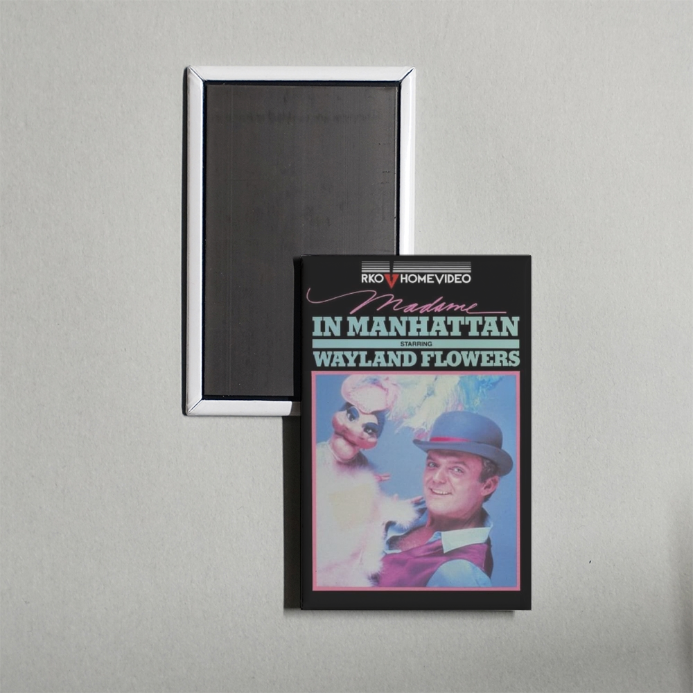 Madame in Manhattan Mini Movie Fridge Magnet