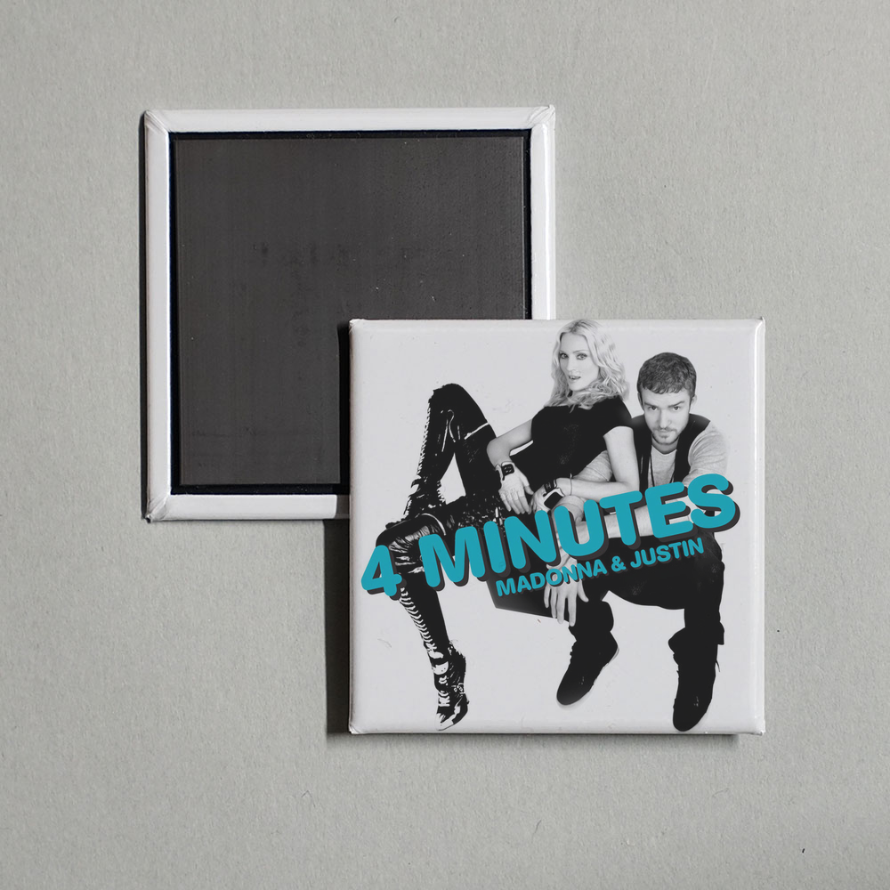 Madonna - 4 Minutes Album Cover Fridge Magnet