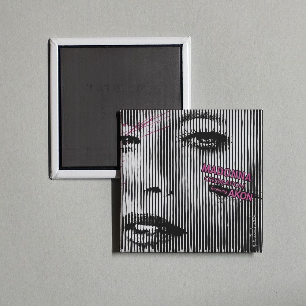 Madonna - Celebration (feat. Akon) Album Cover Fridge Magnet