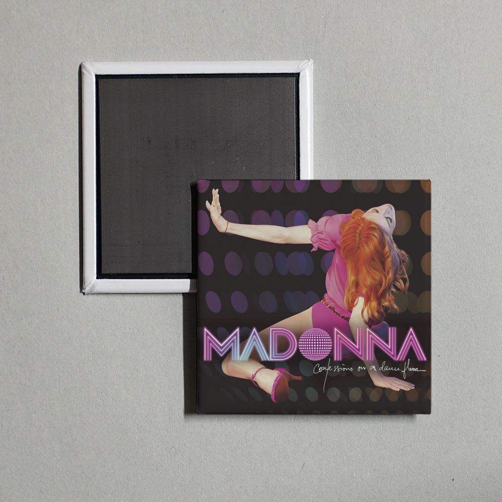 Madonna - Confessions on a Dance Floor Album Cover Fridge Magnet