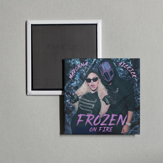 Madonna - Frozen On Fire Album Cover Fridge Magnet