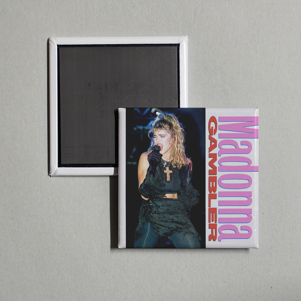 Madonna - Gambler Album Cover Fridge Magnet