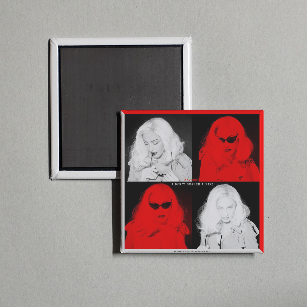 Madonna - I Don’t Search I Find Album Cover Fridge Magnet