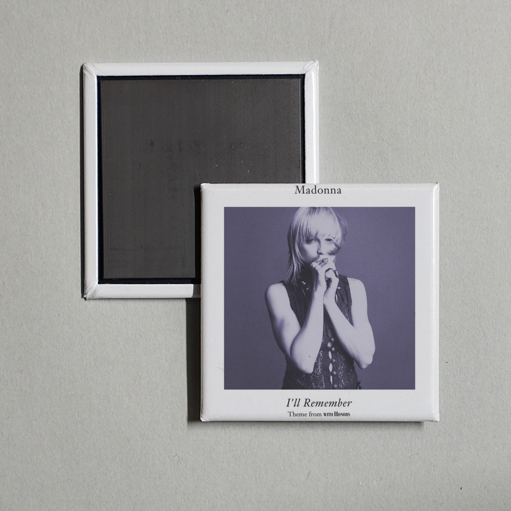 Madonna - I'll Remember Album Cover Fridge Magnet