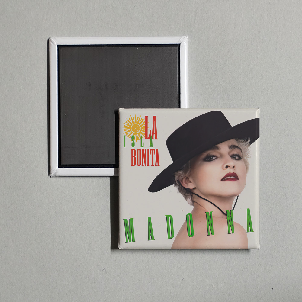 Madonna - La Isla Bonita Album Cover Fridge Magnet