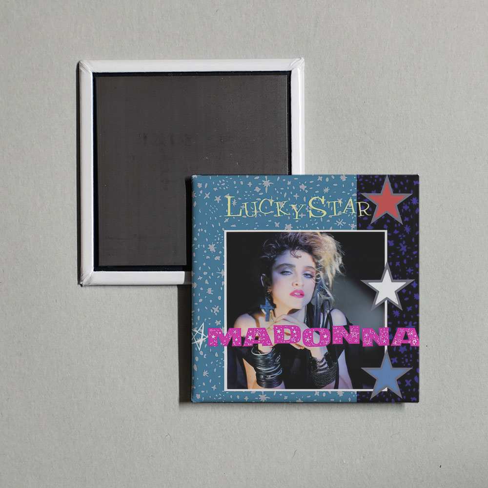 Madonna - Lucky Star Album Cover Fridge Magnet