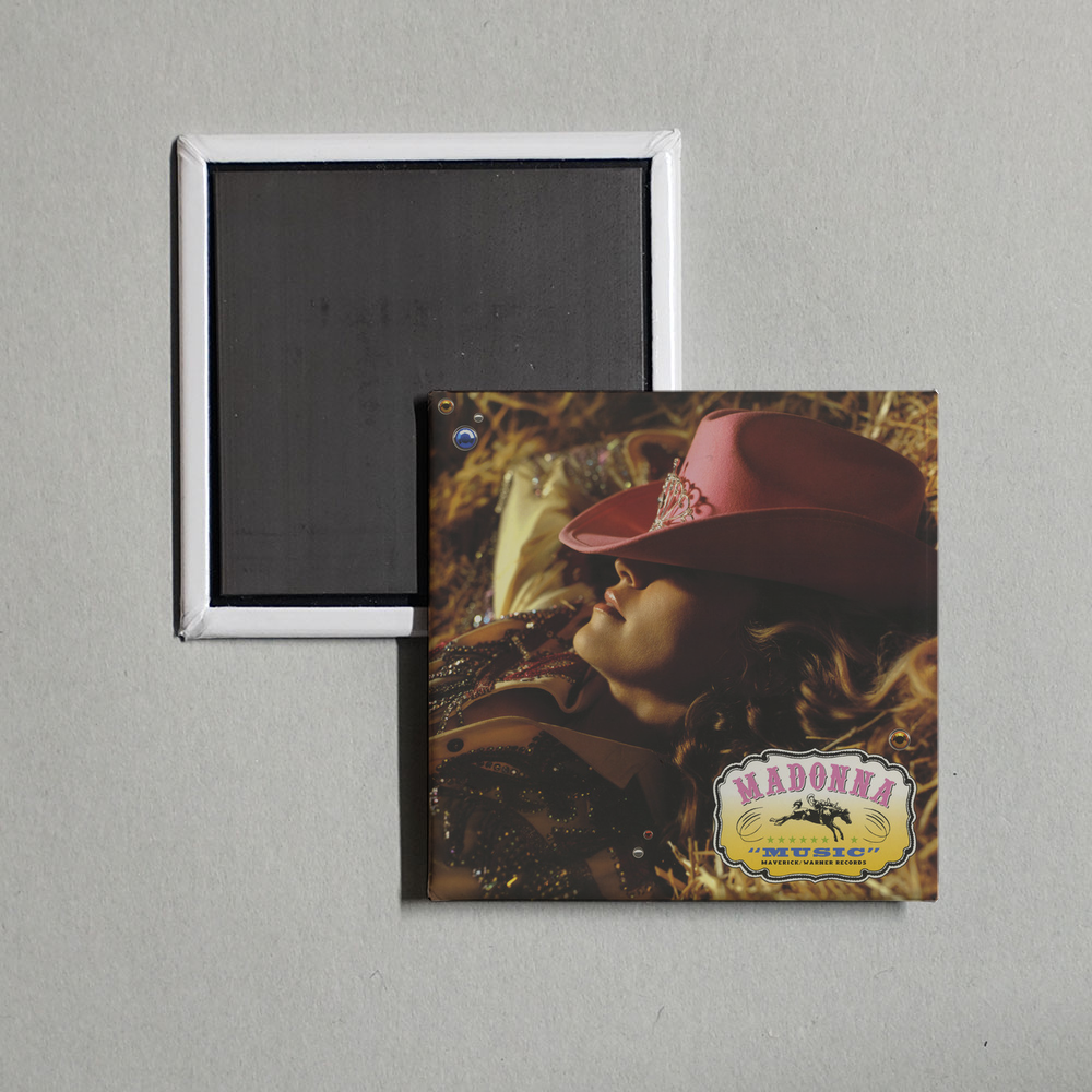 Madonna - Music (Remixes) Album Cover Fridge Magnet