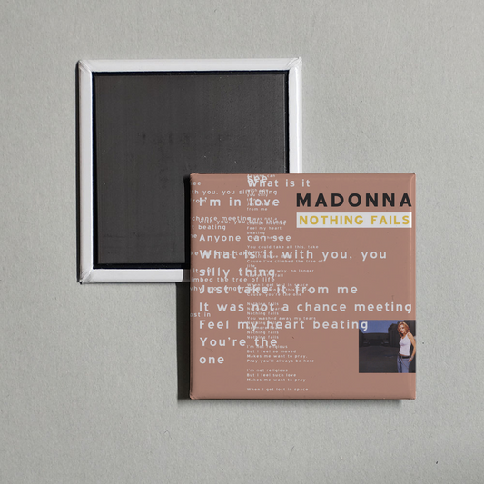 Madonna - Nothing Fails Album Cover Fridge Magnet