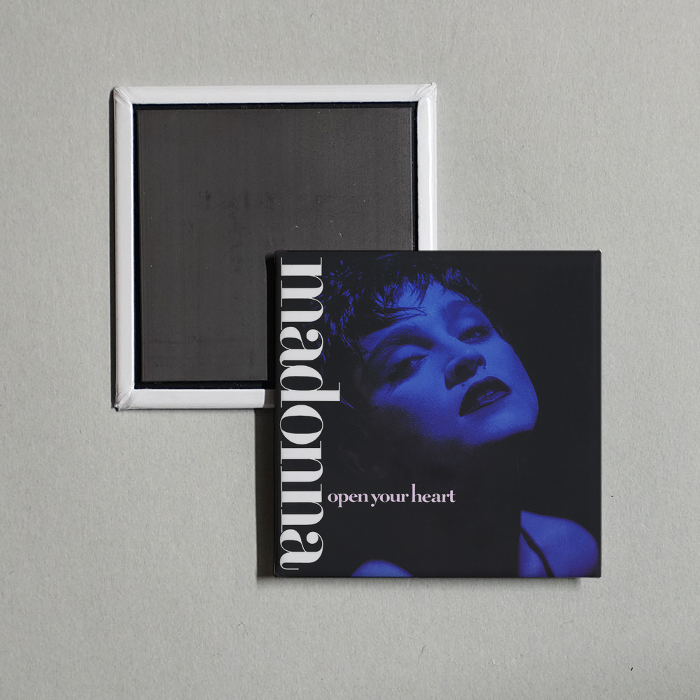 Madonna - Open Your Heart Album Cover Fridge Magnet