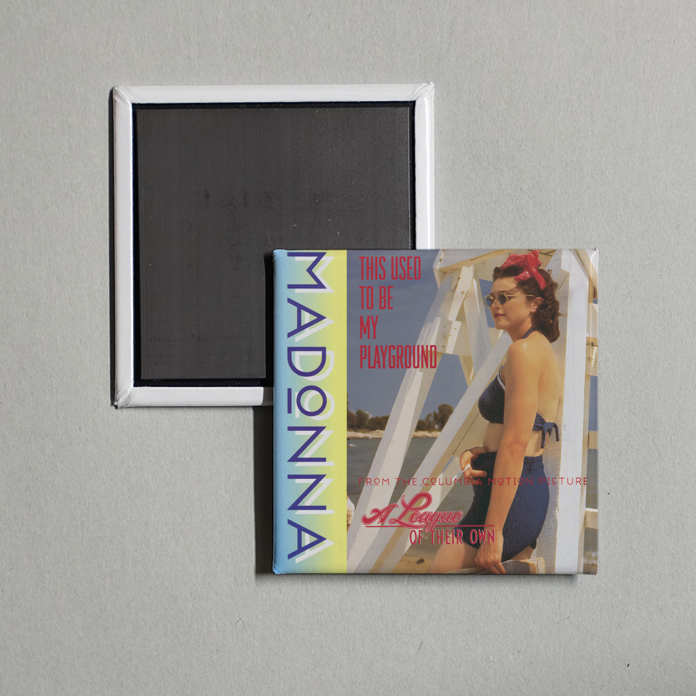 Madonna - This Used to Be My Playground Album Cover Fridge Magnet