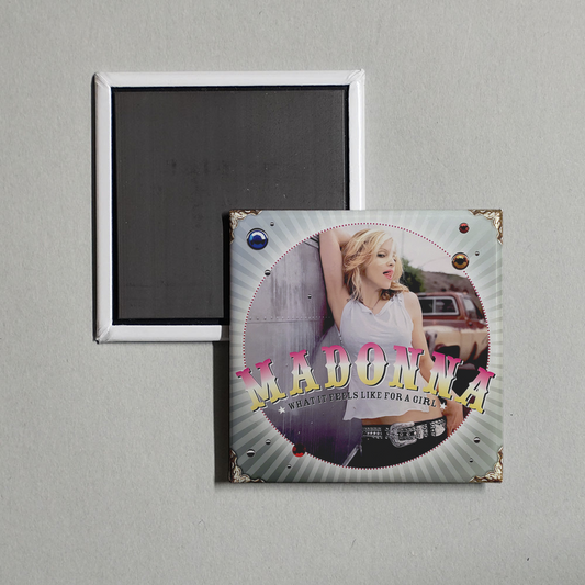Madonna - What It Feels Like For A Girl Album Cover Fridge Magnet