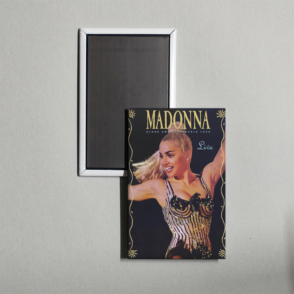 Madonna Blond Ambition World Tour Live Mini Movie Fridge Magnet