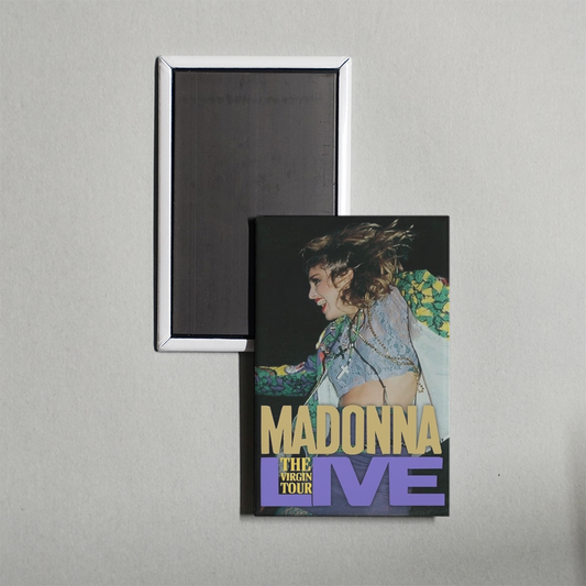 Madonna The Virgin Tour â€” Live Mini Movie Fridge Magnet