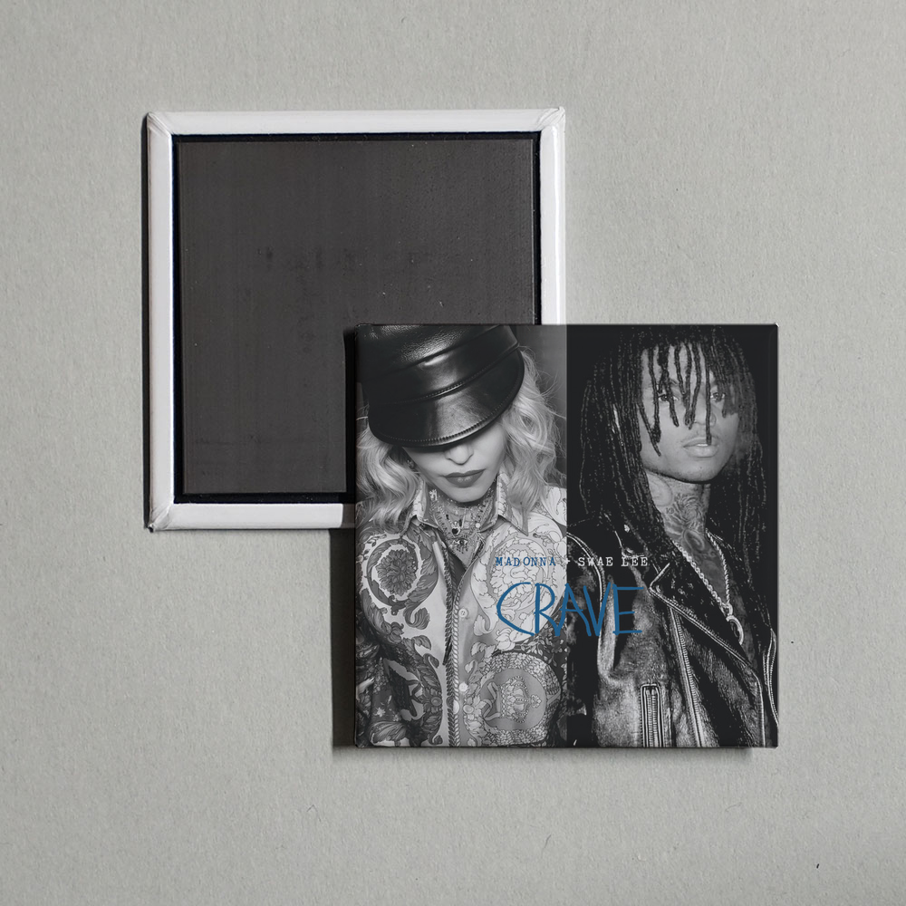Madonna and Swae Lee - Crave Album Cover Fridge Magnet