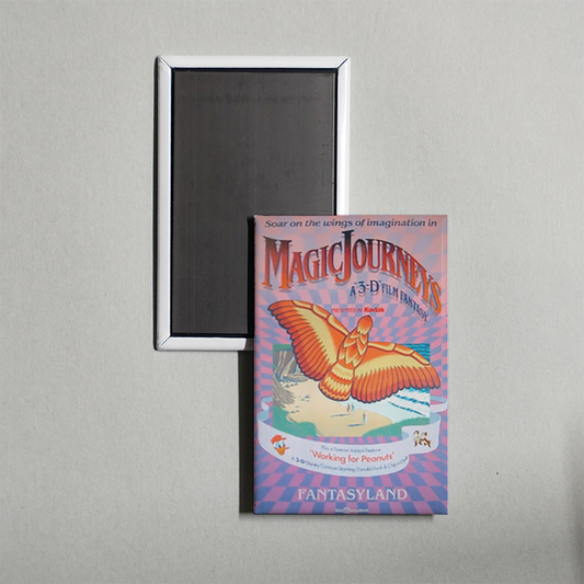 Magic Journeys A 3-D Film Fantasy Mini Movie Fridge Magnet