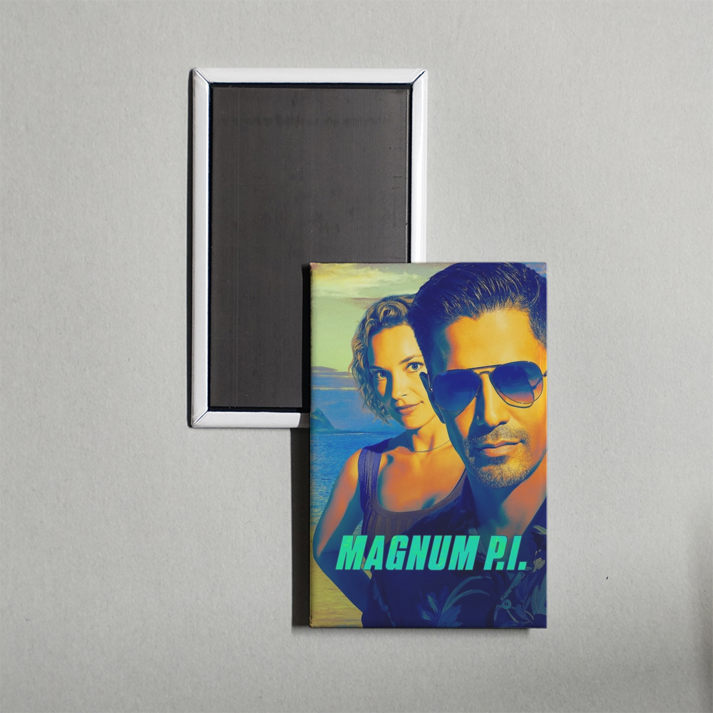 Magnum P.I. TV Show Fridge Magnet