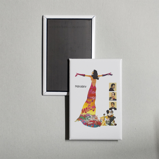 Mahogany Mini Movie Fridge Magnet