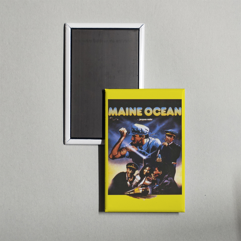 Maine-Ocean Express Mini Movie Fridge Magnet