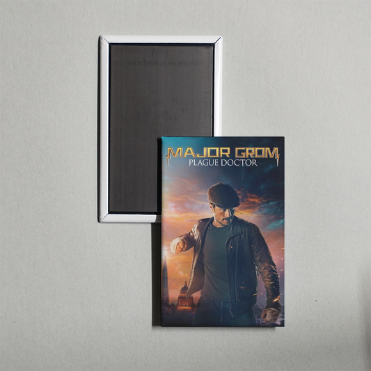 Major Grom Plague Doctor Mini Movie Fridge Magnet