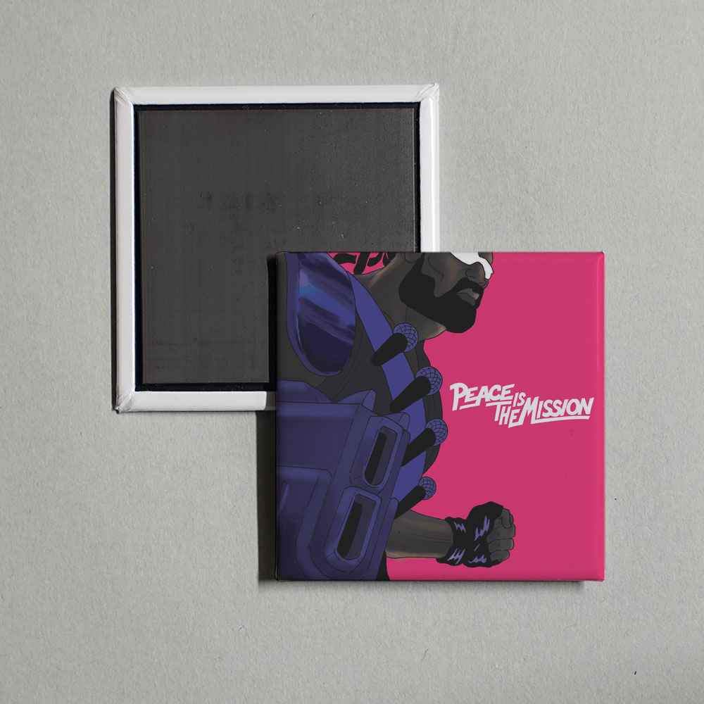 Major Lazer - Peace Is The Mission Album Cover Fridge Magnet