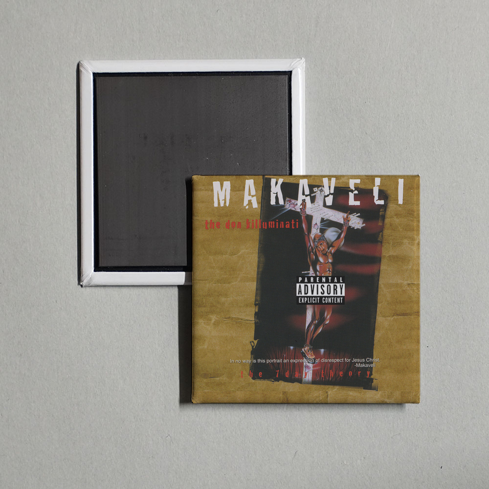 Makaveli - The Don Killuminati The 7 Day Theory Album Cover Fridge Magnet