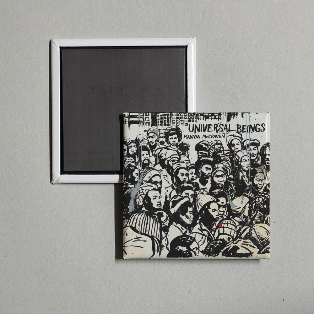 Makaya McCraven - Universal Beings Album Cover Fridge Magnet