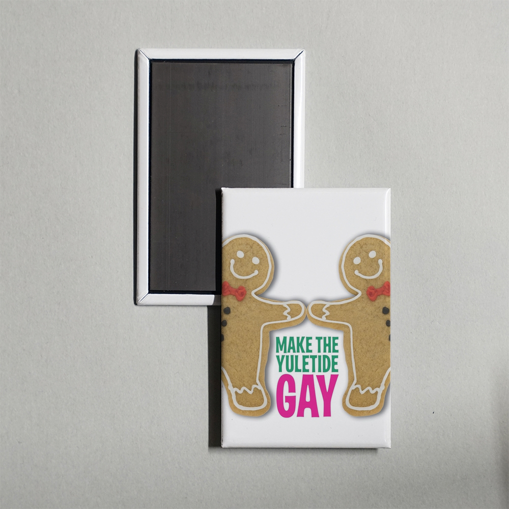 Make the Yuletide Gay Mini Movie Fridge Magnet